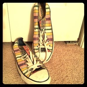 Converse All-Stars, plaid.