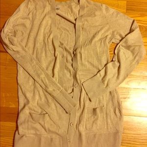 Oatmeal boyfriend cardigan