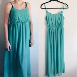 Turquoise Maxi Dress