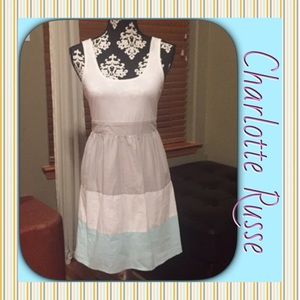 Mint, Chocolate, & White Dress