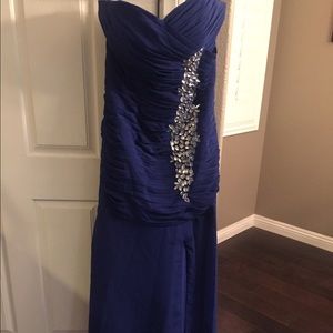 Navy blue bridesmaid dress!