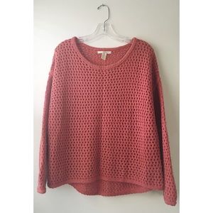 Levi's poppy orange chunky sweater L