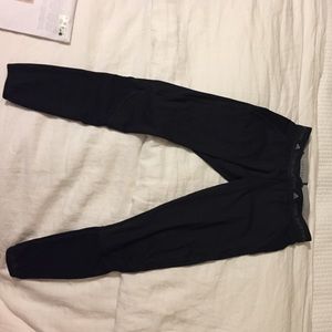 Stella McCartney Adidas black cropped leggings