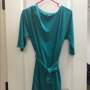 Ann Taylor Petite Sz 2 Green Shift Dress 👗