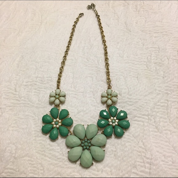 Fun flowered statement necklace