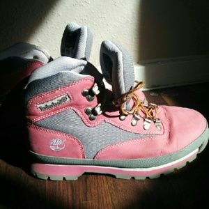 Pink Timberlands