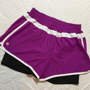 Athleta Hana 2 in 1 Shorts
