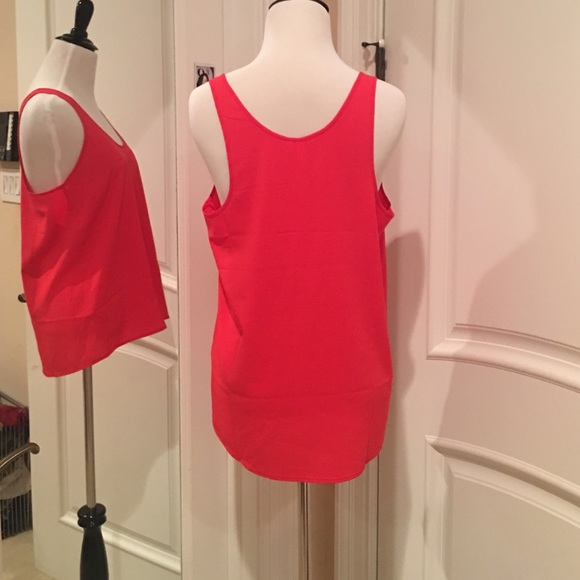 Red Racer Back Top - Picture 2 of 2