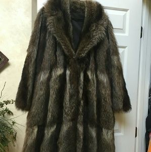 Ankle length mink coat
