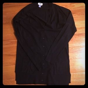 Black boyfriend cardigan