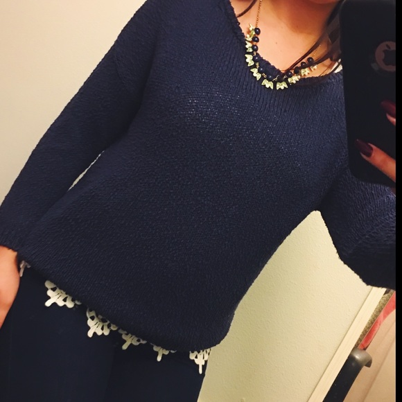 Massimo Dutti Sweaters - Massimo Dutti navy sweater