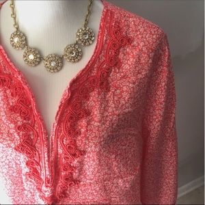 Embroidered Pink tunic
