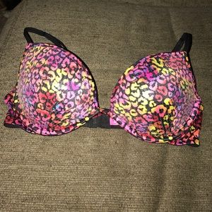 Gently worn pink Victoria's Secret push up bra