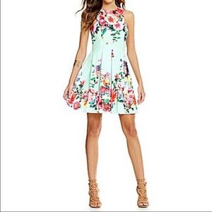 Gianni Bini fit and flare floral dress