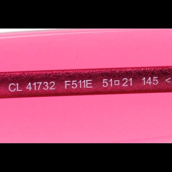 Celine Hot Pink Retro Acetate Sunglasses New