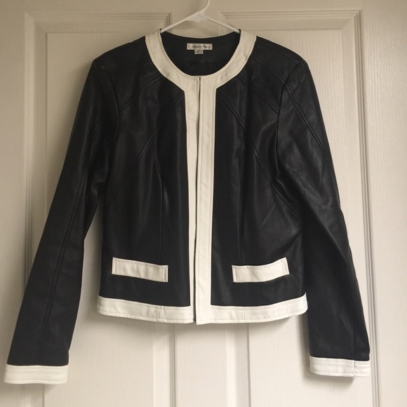 Women's faux leather jacket NWOT - Picture 4 of 4