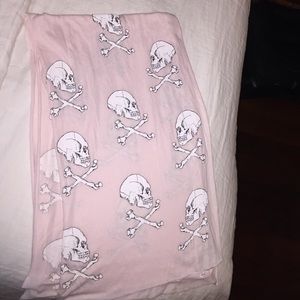 Wildfox skull scarf
