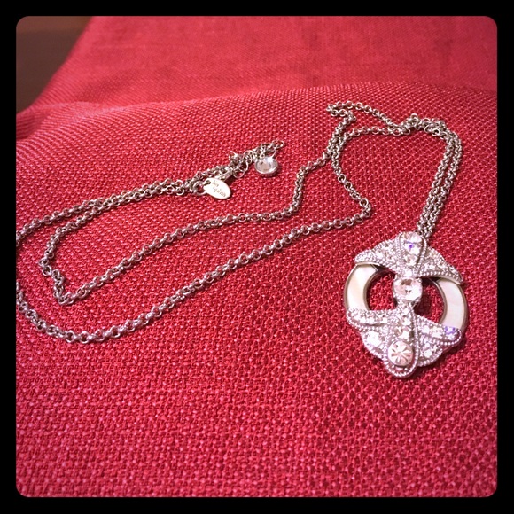 Lia Sophia Fleur De Lis inspired Necklace
