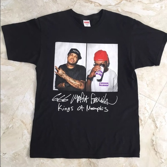 three six mafia supreme shirt