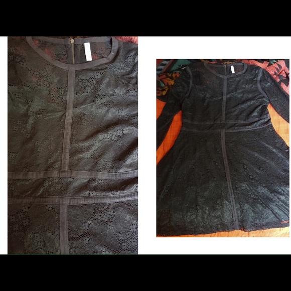 Dress black lace