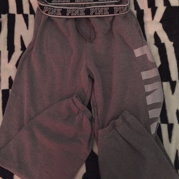 PINK campus sweats