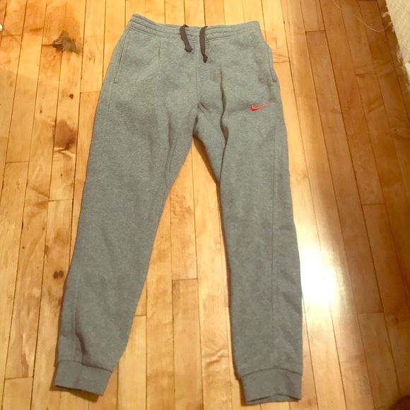 grey Nike joggers