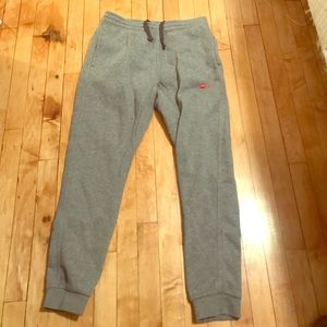 grey Nike joggers