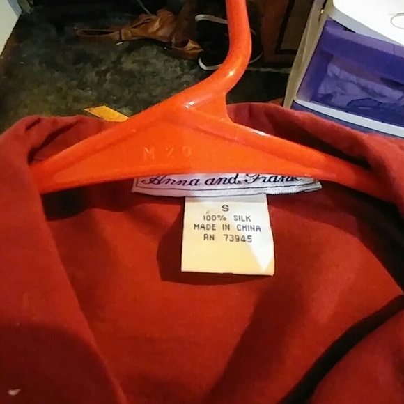 Red button down shirt - Picture 2 of 2