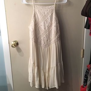 American Eagle white lace top dress!