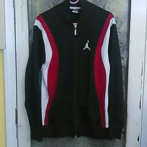 Black,red,white men's jacket
