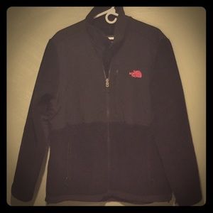 Black breast cancer awareness North Face Denali 💗