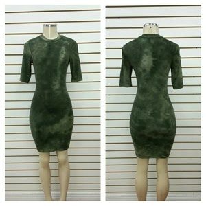 Tie-Dye Bodycon Dress