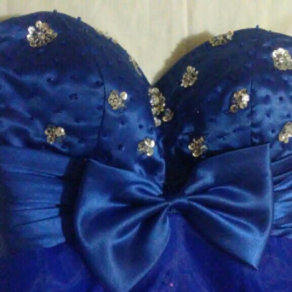 Royal blue very cute dress