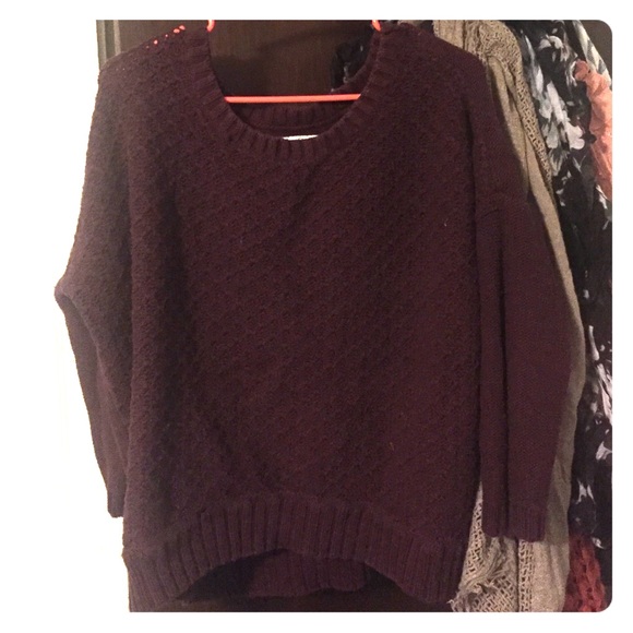 Burgundy sweater from American eagle