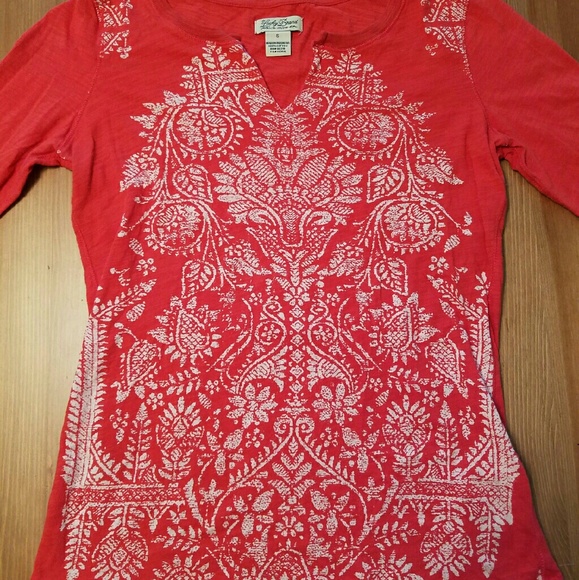 Lucky Brand Tops - SALE!!! Lucky Brand Long Sleeve Boho Print Top