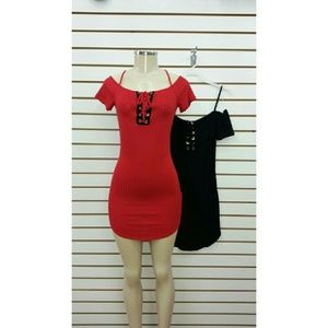 Tied Strap Dress