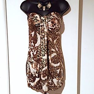 Strapless shirt/mini dress!!
