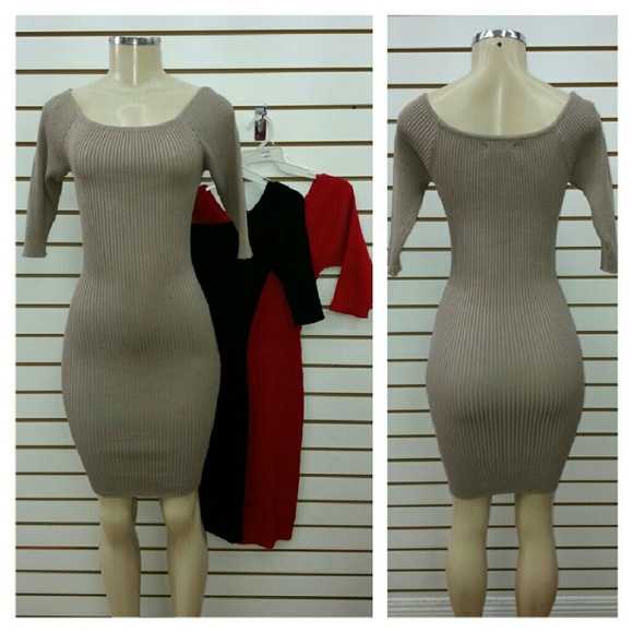 Ribbed Bodycon Dress