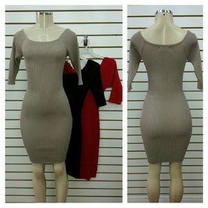 Ribbed Bodycon Dress