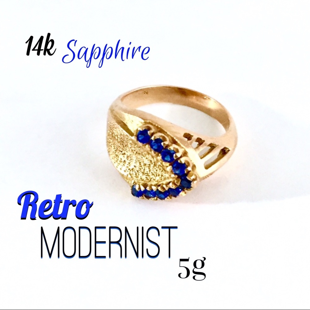 HOLD 🎉HP🎉 14k Sapphire Ring  (5g)