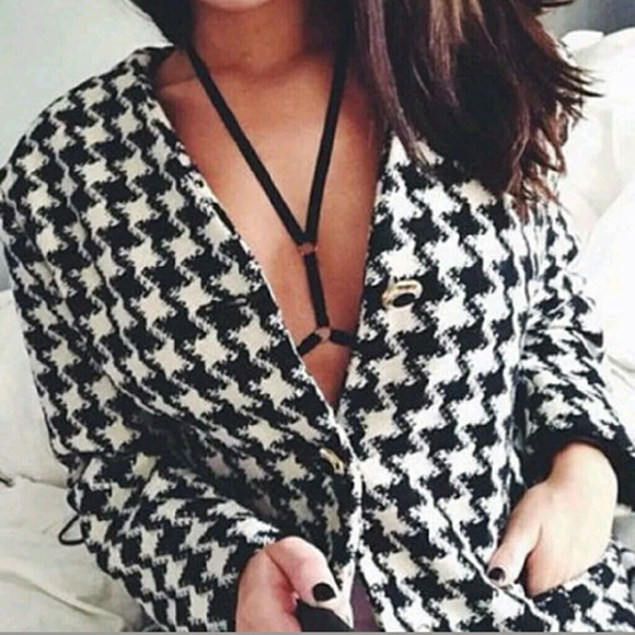 ❗️❤❗️XS,S,M,L,XL Black Caged Strappy Bralette - Picture 2 of 3