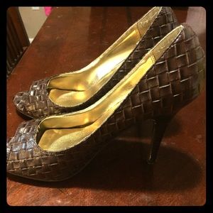 Michael Antonio peep toe heels