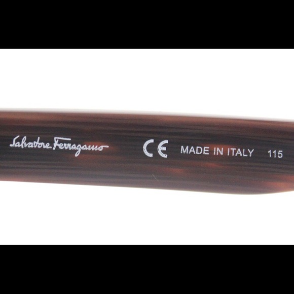 Salvatore Ferragamo Wine Gradient Sunglasses New