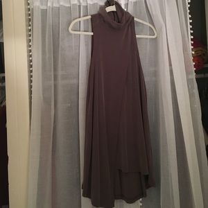 Free People turtle neck asymmetrical tunic