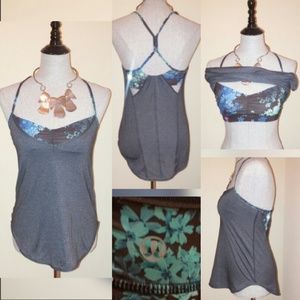 Lululemon Y Tank with Built In Sports Bra