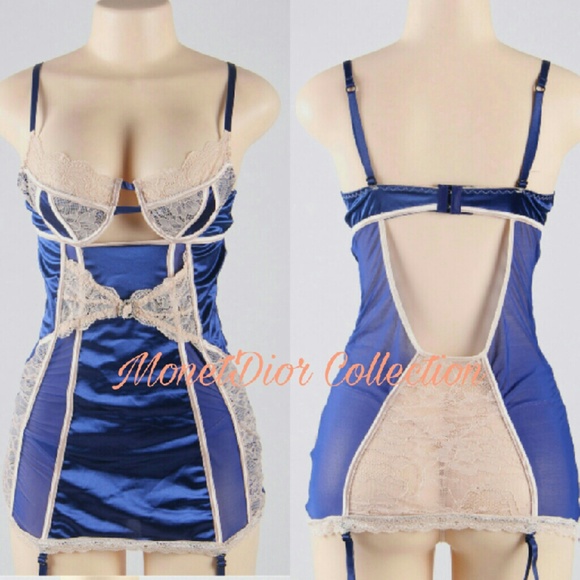 Blue & Cream One Piece