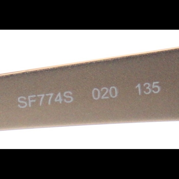 Salvatore Ferragamo Round Gradient Sunglasses New - Picture 3 of 4