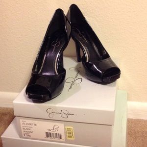 Jessica Simpson Black Josette Pumps Heels