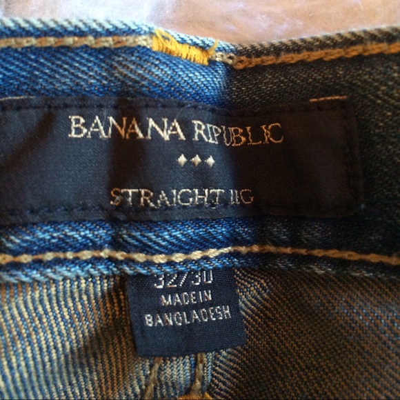 Mens Banana Republic jeans 32/30 straight leg - Picture 2 of 4