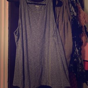 Black and white striped tank top from old navy